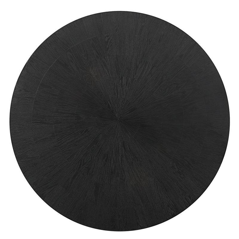 Uttermost 25206 Dining Table, Charcoal Black