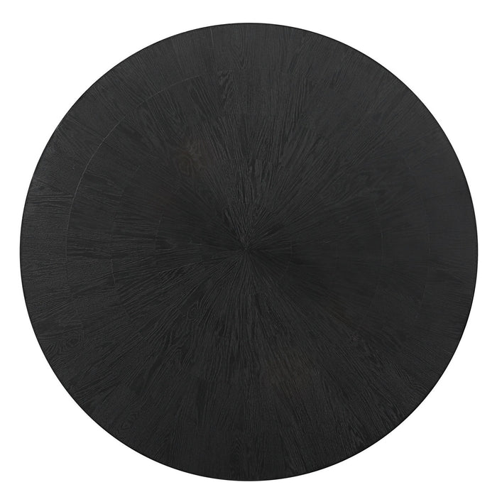 Uttermost 25206 Dining Table, Charcoal Black