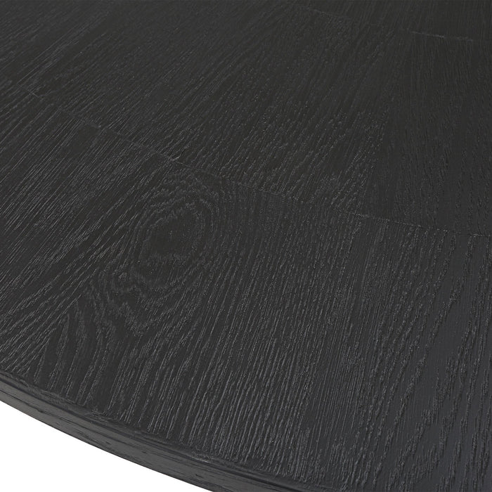 Uttermost 25206 Dining Table, Charcoal Black