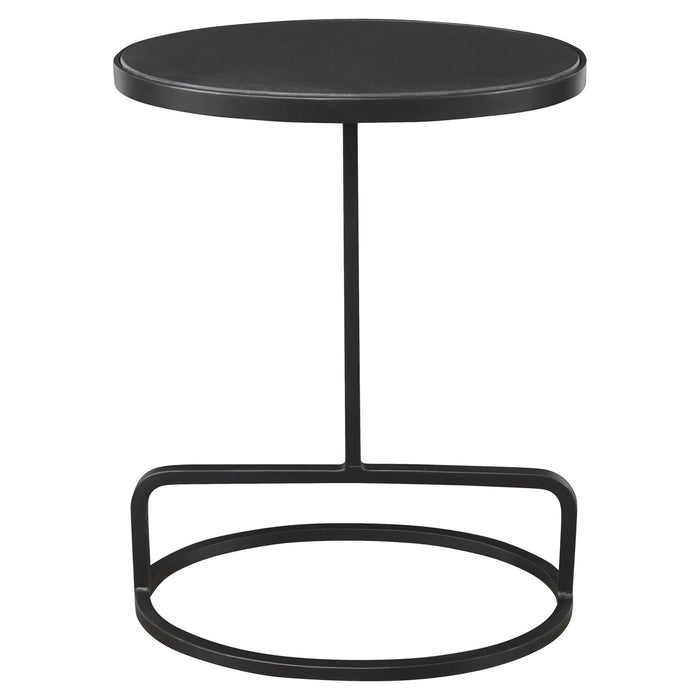Uttermost 25207 Accent Table, Satin Black