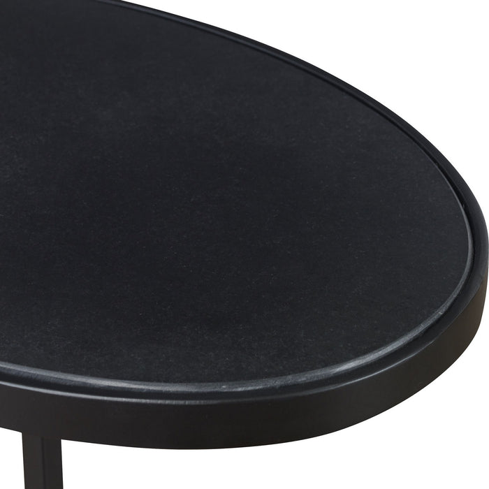 Uttermost 25207 Accent Table, Satin Black