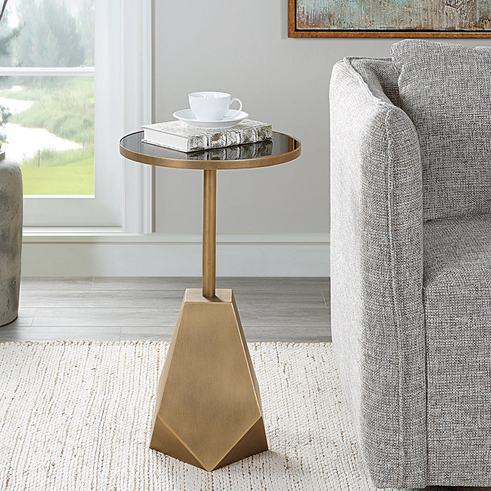 Uttermost 25211 Accent Table, Antique Bronze