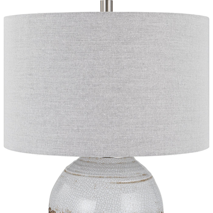 Uttermost 30053-1 One Light Table Lamp, Brushed Nickel