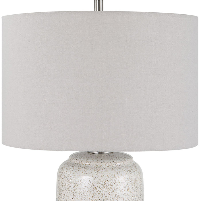 Uttermost 30054-1 One Light Table Lamp, Brushed Nickel