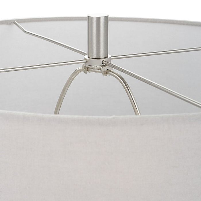 Uttermost 30054-1 One Light Table Lamp, Brushed Nickel