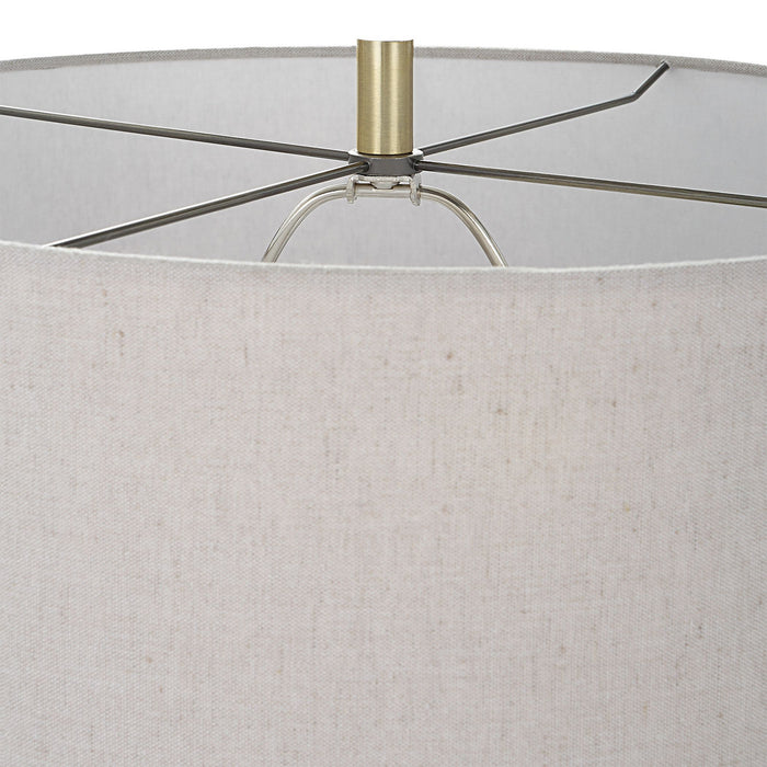 Uttermost 30055-1 One Light Table Lamp, Antique Brass