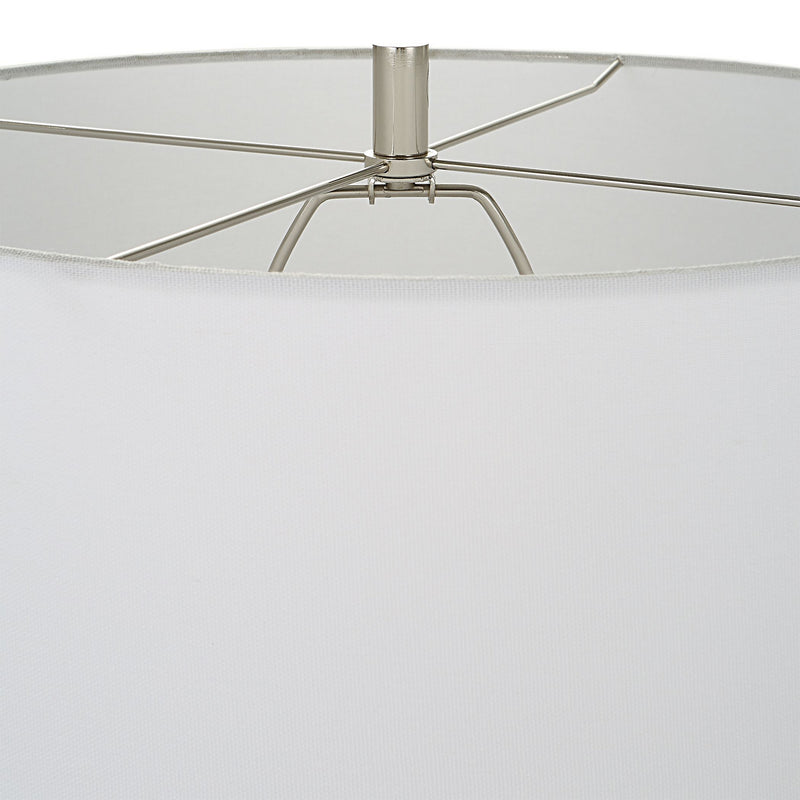 Uttermost 30059-1 One Light Table Lamp, Polished Nickel