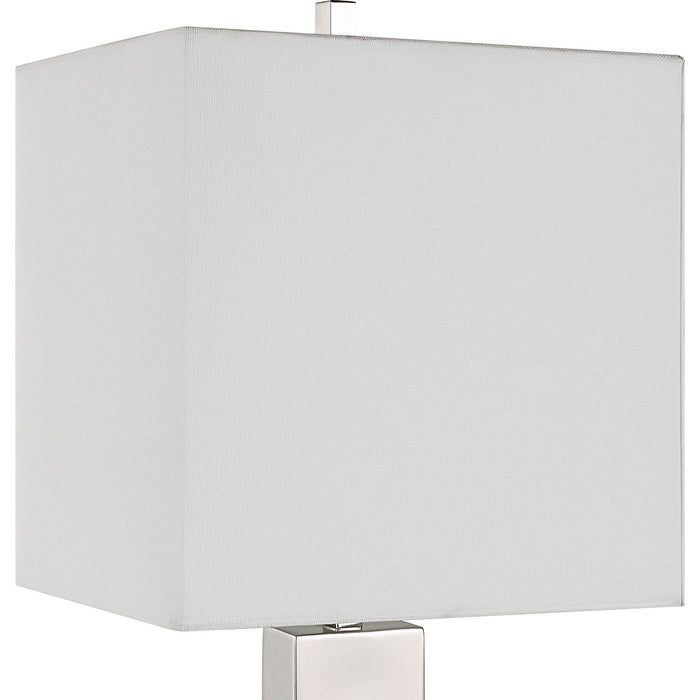 Uttermost 30060-1 One Light Table Lamp, Polished Nickel