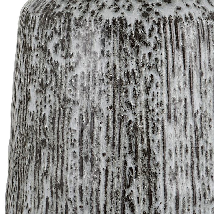 Uttermost 30061-1 One Light Table Lamp, Brushed Nickel