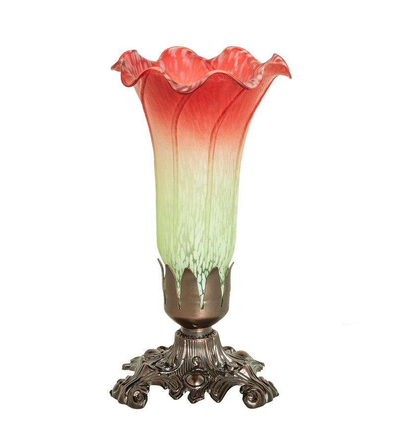 Meyda Tiffany 145780 One Light Mini Lamp, Mahogany Bronze