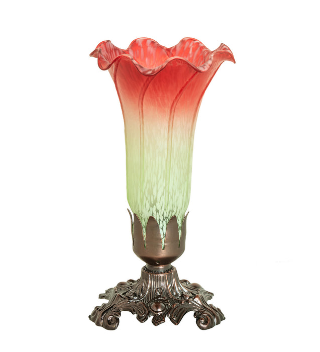 Meyda Tiffany 145780 One Light Mini Lamp, Mahogany Bronze