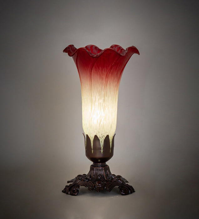 Meyda Tiffany 145780 One Light Mini Lamp, Mahogany Bronze