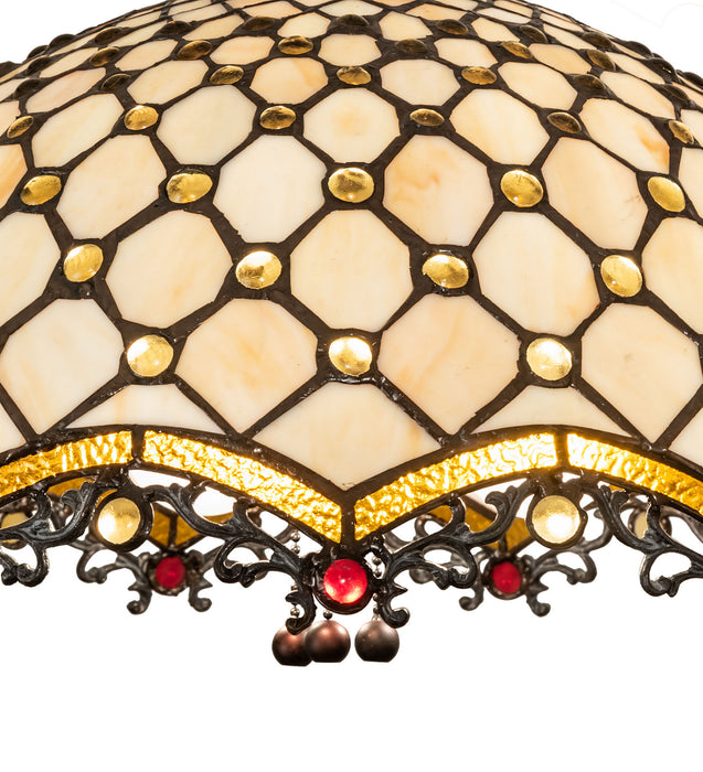 Meyda Tiffany 151323 Three Light Pendant, Mahogany Bronze