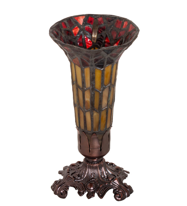 Meyda Tiffany 20232 One Light Mini Lamp, Mahogany Bronze