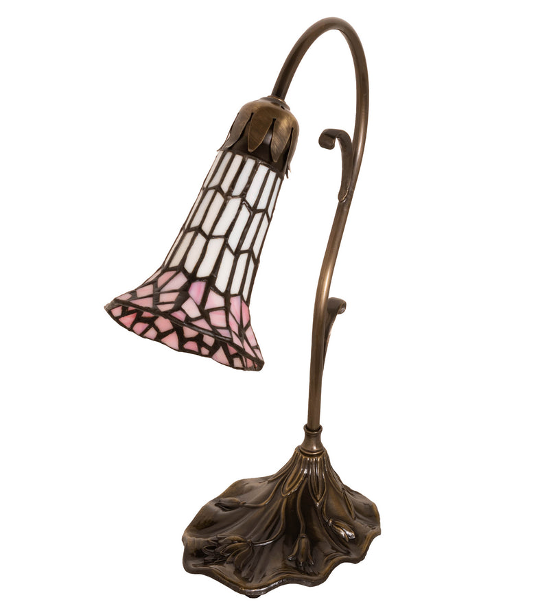 Meyda Tiffany 21810 One Light Mini Lamp, Antique Brass