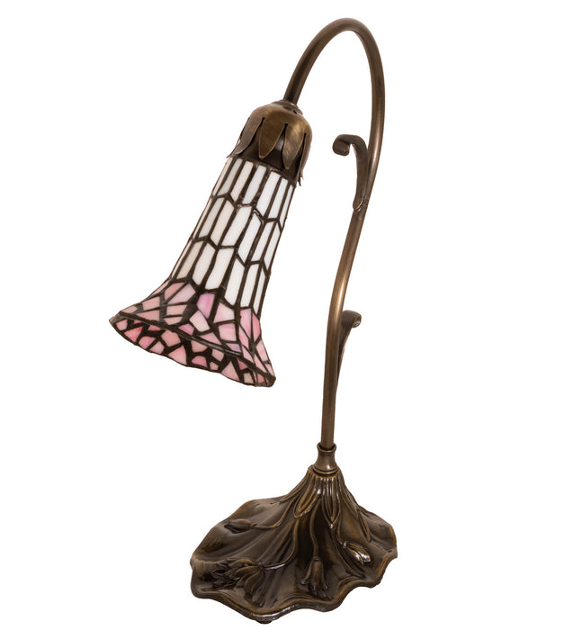 Meyda Tiffany 21810 One Light Mini Lamp, Antique Brass