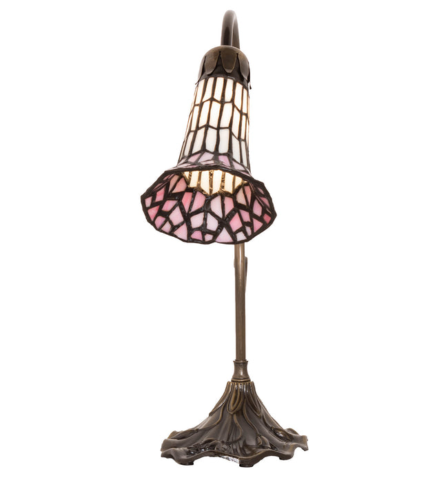 Meyda Tiffany 21810 One Light Mini Lamp, Antique Brass
