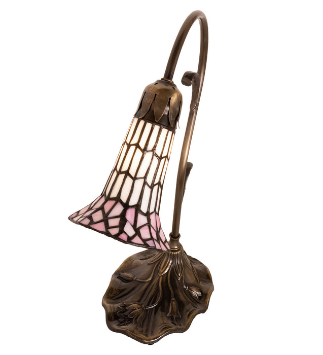 Meyda Tiffany 21810 One Light Mini Lamp, Antique Brass