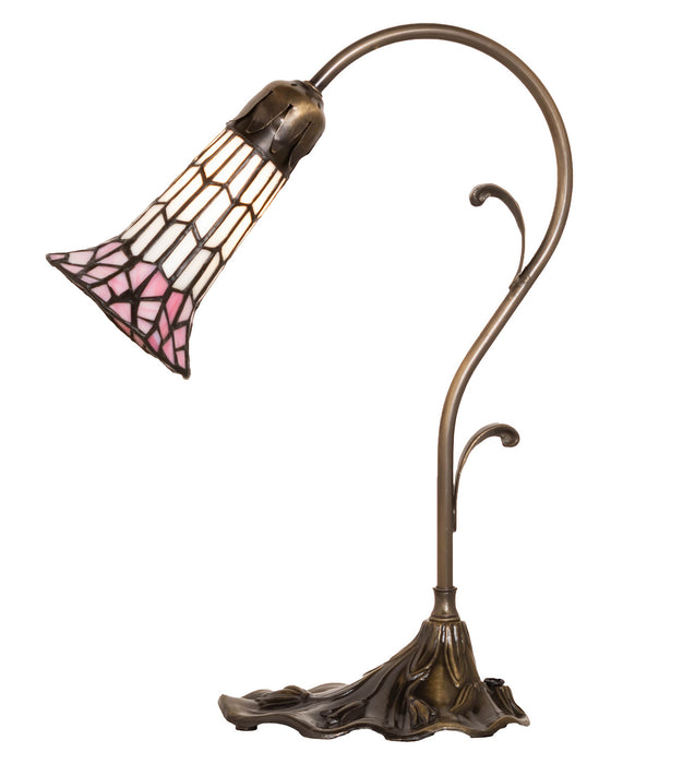 Meyda Tiffany 21810 One Light Mini Lamp, Antique Brass
