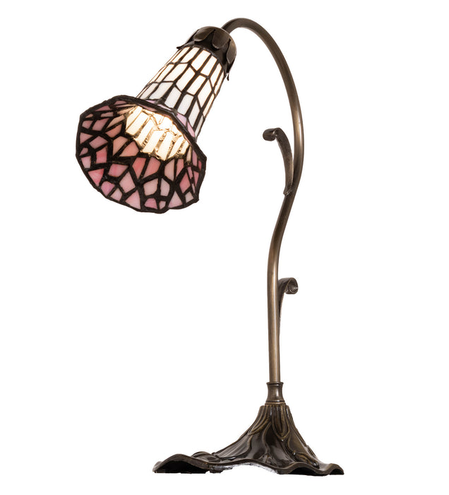 Meyda Tiffany 21810 One Light Mini Lamp, Antique Brass