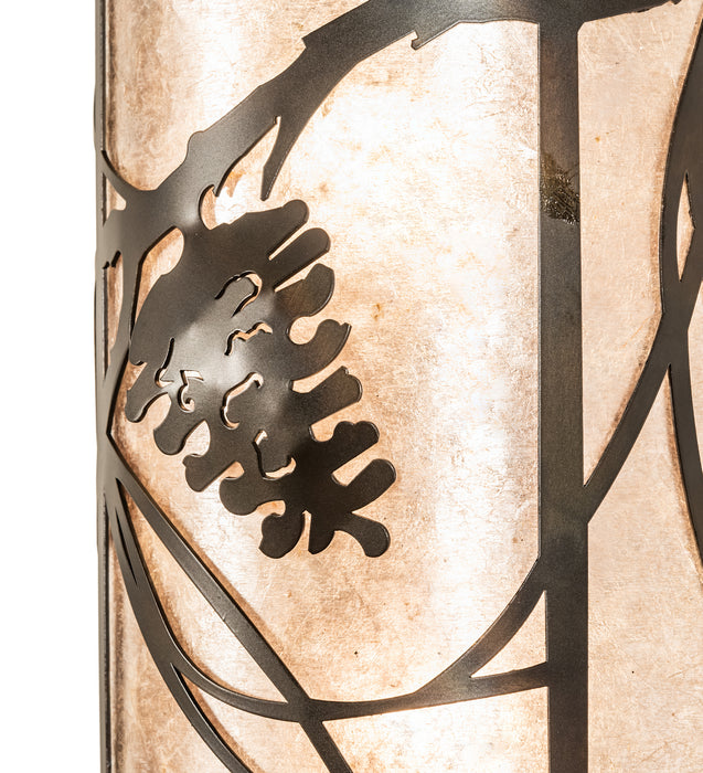 Meyda Tiffany 246792 Two Light Wall Sconce, Dark Burnished Antique Copper