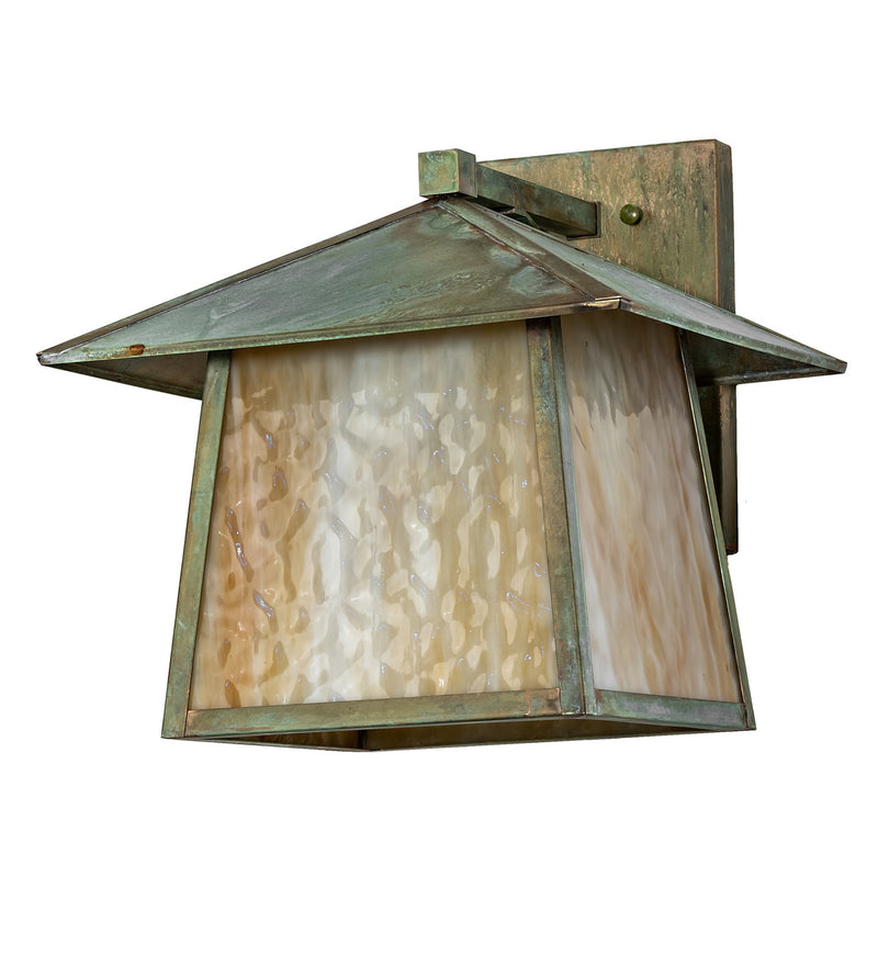 Meyda Tiffany 247826 One Light Wall Sconce, Verdigris