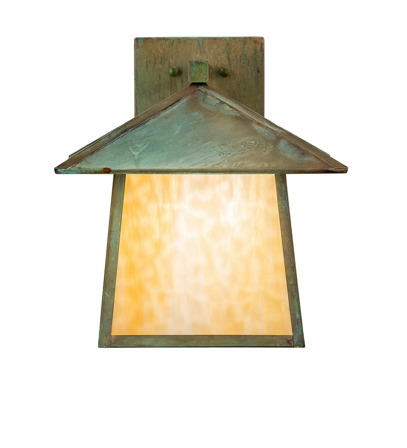 Meyda Tiffany 247826 One Light Wall Sconce, Verdigris