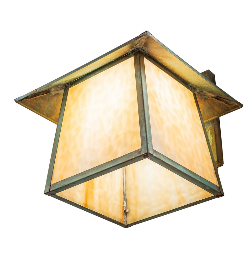 Meyda Tiffany 247826 One Light Wall Sconce, Verdigris
