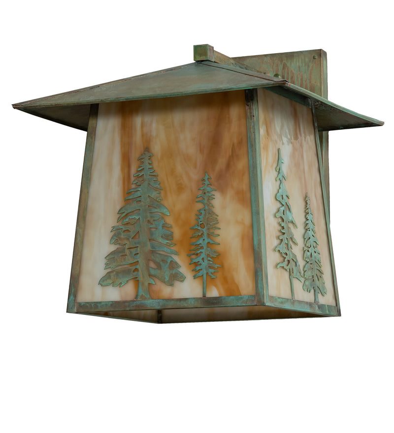 Meyda Tiffany 247827 One Light Wall Sconce, Verdigris