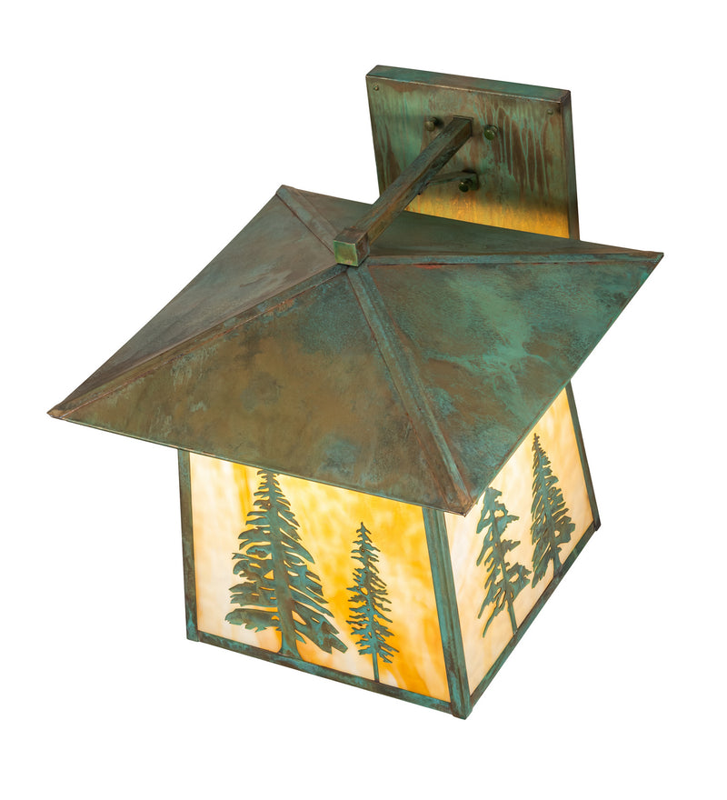 Meyda Tiffany 247827 One Light Wall Sconce, Verdigris