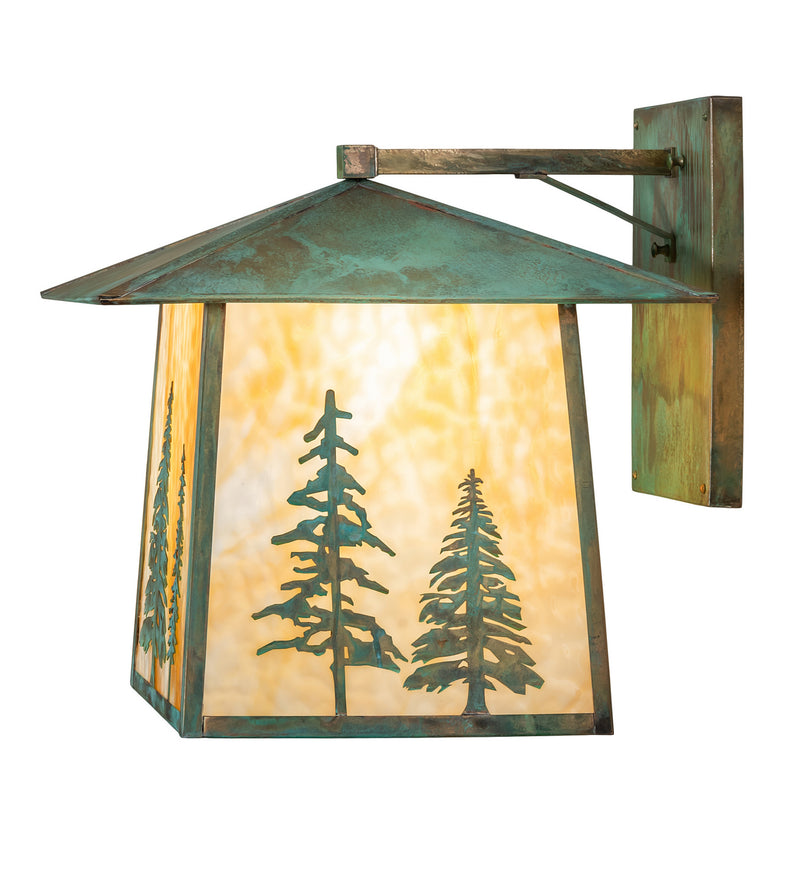 Meyda Tiffany 247827 One Light Wall Sconce, Verdigris