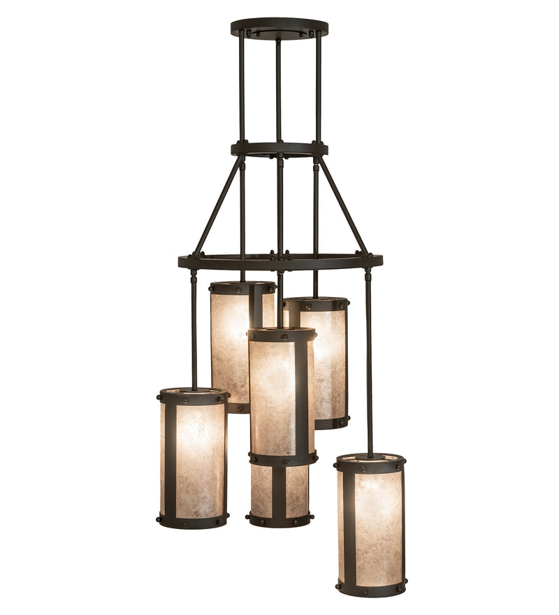 Meyda Tiffany 248345 Six Light Chandelier, Oil Rubbed Bronze