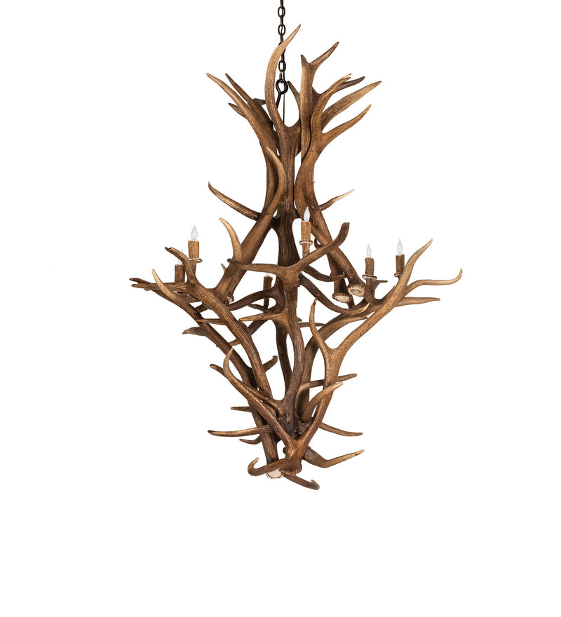 Meyda Tiffany 251158 Eight Light Chandelier, Antique Copper