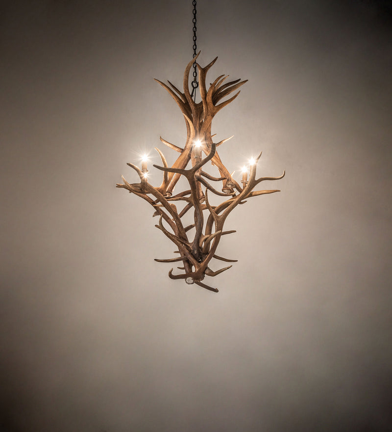 Meyda Tiffany 251158 Eight Light Chandelier, Antique Copper