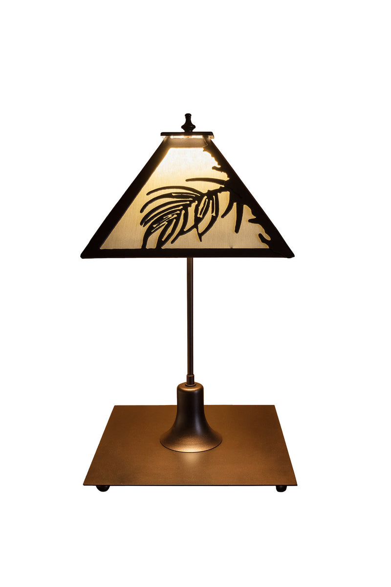 Meyda Tiffany 251508 One Light Table Lamp, Mahogany Bronze