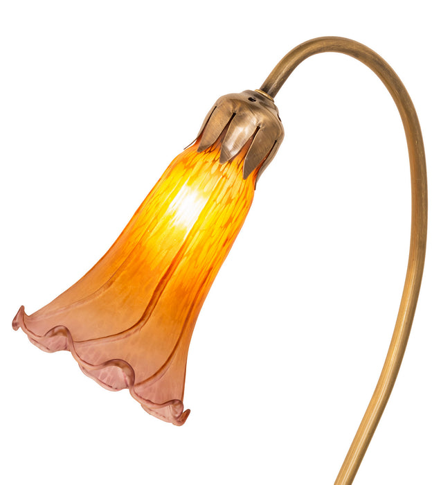 Meyda Tiffany 251564 One Light Accent Lamp, Mahogany Bronze