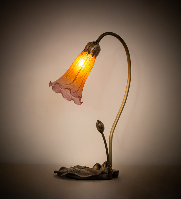 Meyda Tiffany 251564 One Light Accent Lamp, Mahogany Bronze