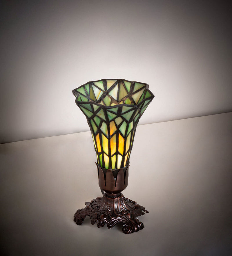 Meyda Tiffany 251825 Mini Lamp, Mahogany Bronze