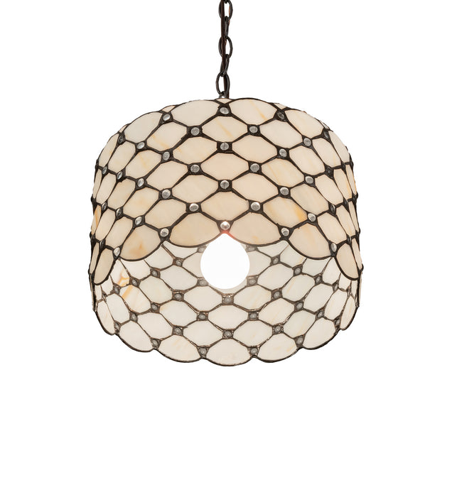 Meyda Tiffany 251911 One Light Pendant, Mahogany Bronze