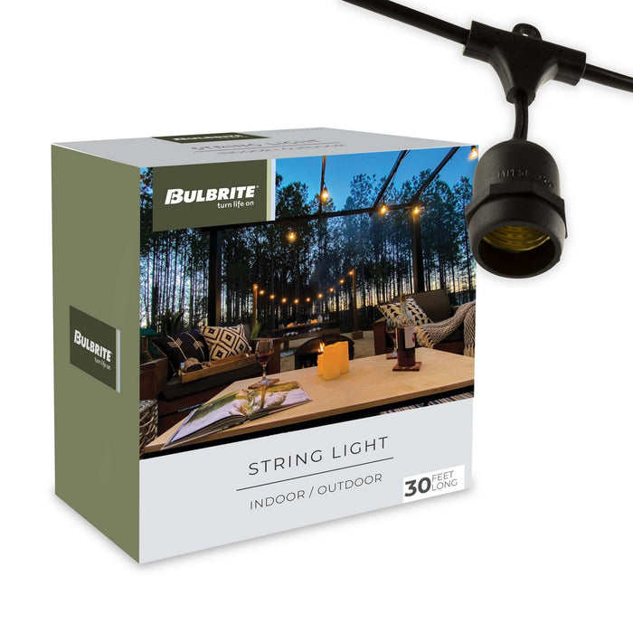 Bulbrite 812300 String Light, Black