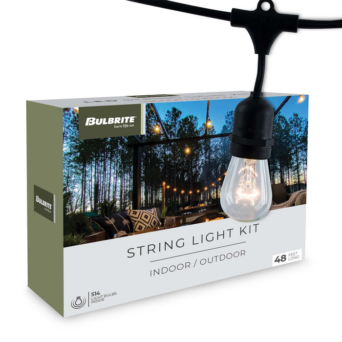 Bulbrite 812482 String Light, Black