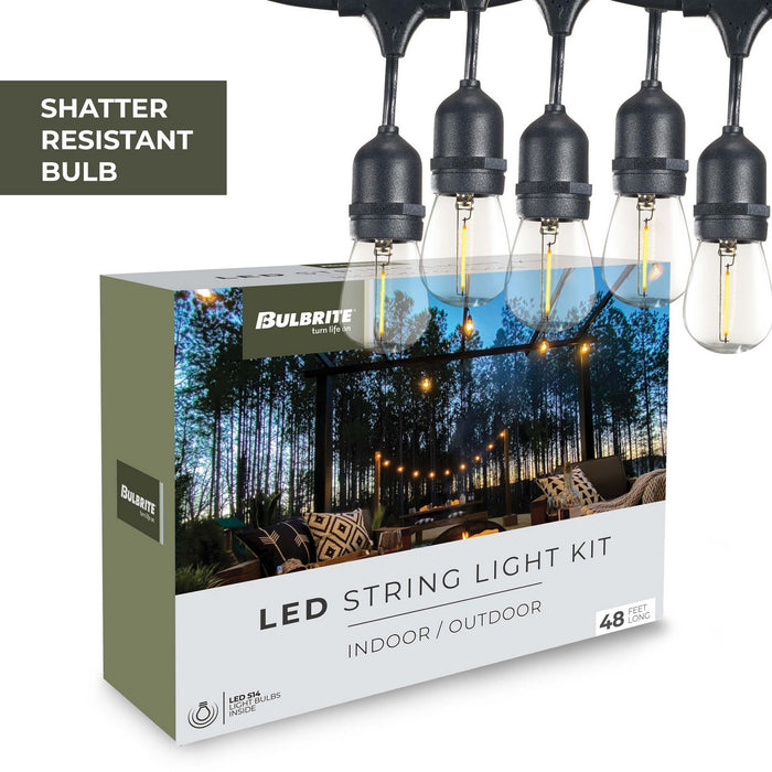 Bulbrite 812483 String Light, Black