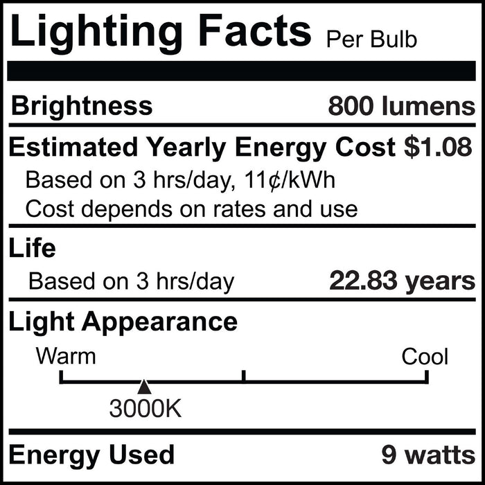 Bulbrite 774070 Light Bulb, Frost