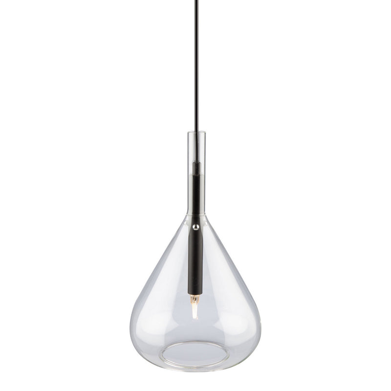 Artcraft AC11161BK One Light Pendant, Black