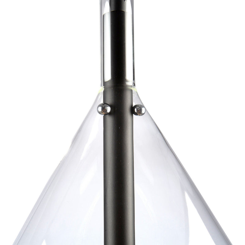 Artcraft AC11163BK Three Light Pendant, Black
