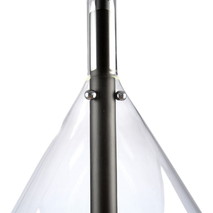 Artcraft AC11163BK Three Light Pendant, Black