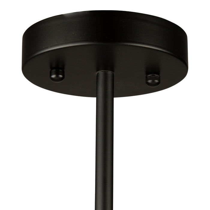 Artcraft AC11711BK One Light Pendant, Black