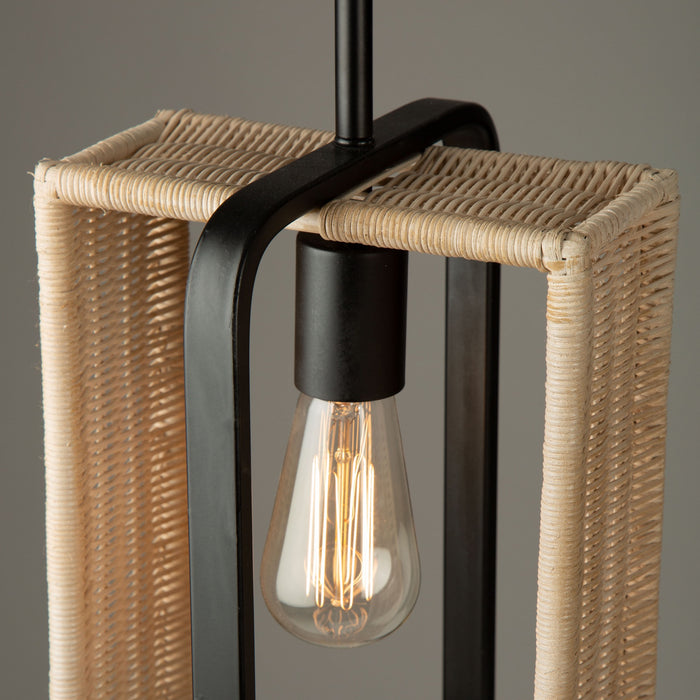 Artcraft AC11711BK One Light Pendant, Black