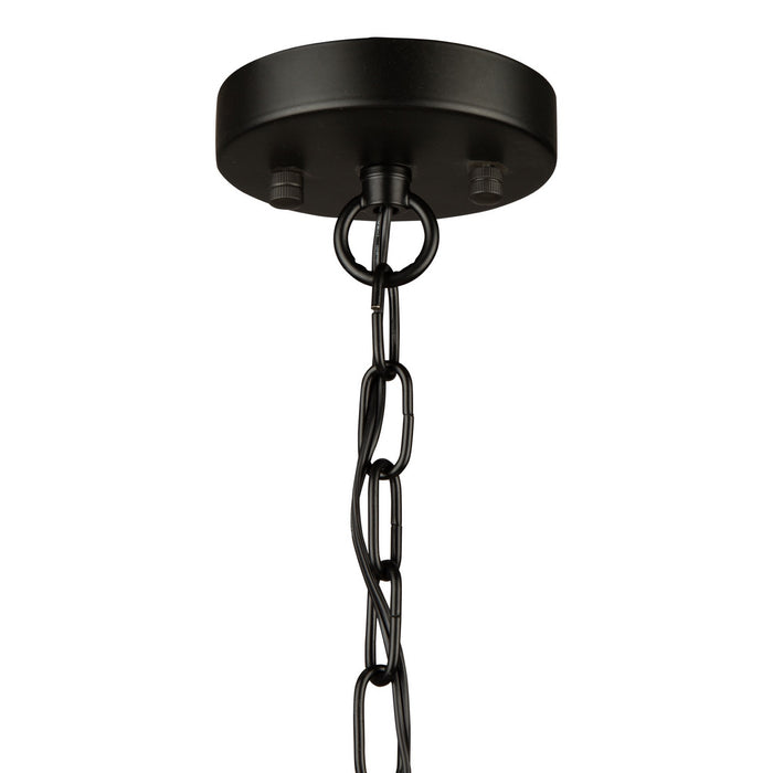 Artcraft AC11713BK Three Light Chandelier, Black