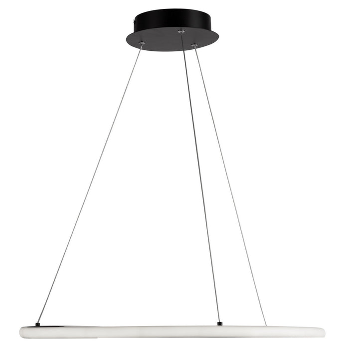 Artcraft AC6671NB LED Pendant, Black, Nickel